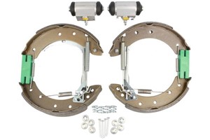 Bromsbackar, sats, Bakaxel, CITROËN,PEUGEOT,RENAULT, 42419F, 42419G, 42419H, 424241