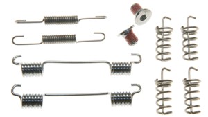 Tillbehörssats, bromsbackar, parkeringsbroms, Bakaxel, CHRYSLER,MERCEDES-BENZ