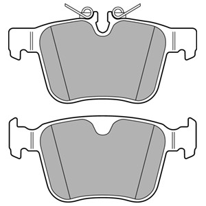 Bromsbeläggsats, Bakaxel, JAGUAR,LAND ROVER,VOLVO, 31400432, 31445621, 31445622, 31471265, 31471266, 32233035, LR061385, LR090707, LR095