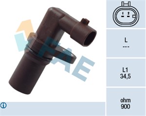 Impulsgivare, vevaxel, ALFA ROMEO 147, 156, 156 Sportwagon, 166, GT, GTV, SPIDER, 2034702541, 2034702941, 46798363, A2034702541, A203470
