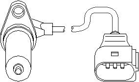 Varvtalssensor, motorhantering, AUDI,SEAT,SKODA,VW, 038 907 319A, 038 907 319F