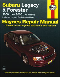 Haynes Reparationshandbok, Subaru Legacy & Forester, Universal