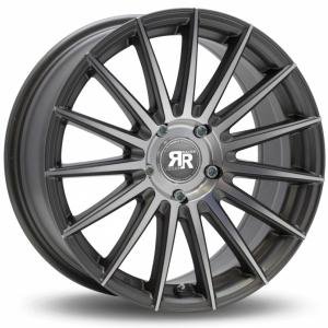 Racer Monza Gun Metal Machined Face 6.5x15 5/108 ET35 B65.1