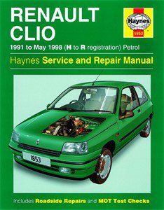 Haynes Reparationshandbok, Renault Clio Petrol, Universal