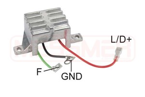 Generatorregulator, AUSTIN,DAIMLER,FORD,HONDA,JAGUAR,LAND ROVER,LOTUS,MG,MORRIS,NISSAN,OPEL,ROVER,VAUXHALL, 36 903 803, 6073340, 80BB 10