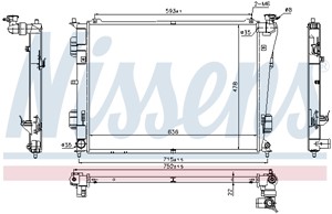 Kylare, motorkylning, HYUNDAI SONATA VI, KIA OPTIMA, 253103S000, 253103S001, 253103S050, 253103S051