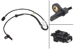 ABS-givare, Sensor, hjulvarvtal, framaxel vänster, OPEL AGILA, SUZUKI SPLASH, VAUXHALL AGILA Mk II, 47 09 219, 56220-51K00, 93194059
