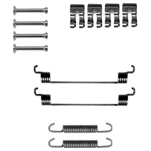 Tillbehörssats, bromsbackar, Bakaxel, FIAT 500, 500 C, PANDA, PUNTO, PUNTO Skåp/halvkombi, FORD KA