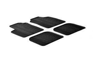 Gummimatta, kupé, Fram och bak, FIAT PANDA, PANDA Skåp/halvkombi