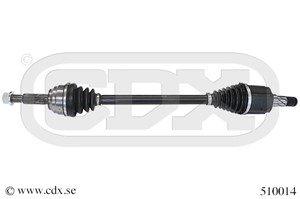 Drivaxel, Bakaxel höger, Bakaxel vänster