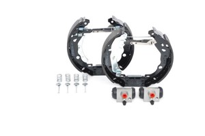 Bromsbackar, sats, Bakaxel, DACIA,RENAULT, 440A04684R, 440A05169R, 60 01 551 413, 77 01 206 430, 77 01 207 179
