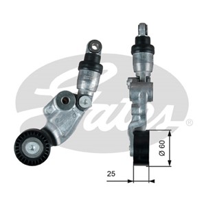 Spännrulle, flerspårsrem, MAZDA 3, 3 Sedan, 3 Skåp/halvkombi, 6 Kombi, 6 Sedan, 6 Skåp / kombi, CX-5, SH0115980C, SH01-15-980D