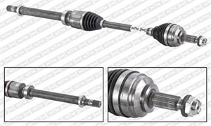 Drivaxel, framaxel höger, RENAULT CLIO IV, CLIO Grandtour IV, CLIO Skåp/halvkombi IV, 391008834R, 391009101R
