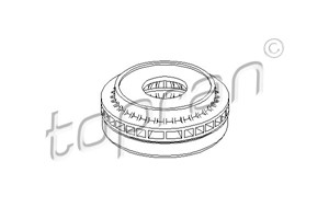 Fjäderbenslager, Fram, höger eller vänster, FORD FIESTA V, FUSION, MAZDA 2, 1 146 152, 1 198 235, 2S613K099AB, 2S613K099AC, D350 34 38XB