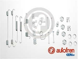 Tillbehörssats, bromsbackar, Bakaxel, CITROËN,PEUGEOT,RENAULT, 430834, 431514, 7701201687, 9404308348