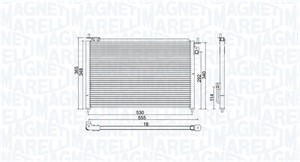 Kondensor, klimatanläggning, HONDA CIVIC Hatchback VII, 80100S6FE012, 80110S6FE01