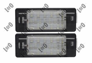 Belysning, registreringsskylt, Tvåsidig, CADILLAC ATS, ESCALADE, CHEVROLET TAHOE, OPEL ASTRA J Skåp / kombi, ZAFIRA TOURER C, 13578958,