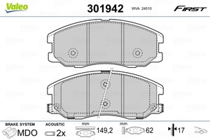Bromsbeläggsats, Bakaxel, Framaxel, CHEVROLET CAPTIVA, EQUINOX, OPEL ANTARA A, VAUXHALL ANTARA A, 20789468, 4808861, 4817764, 96626070