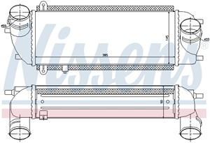 Intercooler, HYUNDAI SANTA FÉ III, KIA SORENTO II, SORENTO Skåp/SUV II, 282712F000