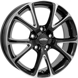 Inter Action Pulsar Gloss Black Polished 6x15 4/108 ET32 B65.1