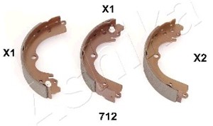 Bromsbackar, sats, Bak, SUBARU LEGACY III, LEGACY Kombi III, 26694AE000