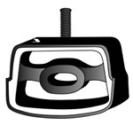 Gummiupphängning, avgassystem, TOYOTA COROLLA, COROLLA Compact, COROLLA Liftback, COROLLA Station Wagon, 1750687105
