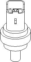 Kylvätsketemperatur-sensor, CITROËN,DS,FIAT,FORD,LANCIA,LAND ROVER,MAZDA,MINI,MITSUBISHI,PEUGEOT,TOYOTA,VOLVO, 1 204 700, 1 231 943, 1 3