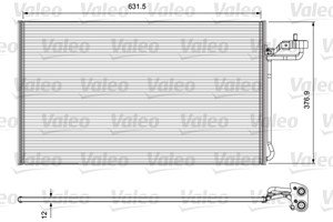 Kondensor, klimatanläggning, VOLVO C30, C70 Cabriolet II, S40 II, V50, 31292021, 31356001, 31418513, 8623400