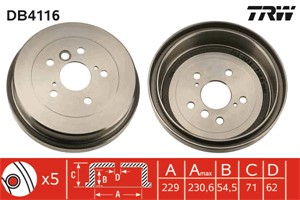 Bromstrumma, Bakaxel, TOYOTA CAMRY, CAMRY Kombi, SCEPTER Sedan, 42431-06010, 42431-33020, 42431-33110