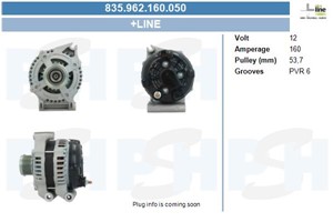 Generator, JEEP CHEROKEE, 56029622AB, 56029622AC, 68271763AB