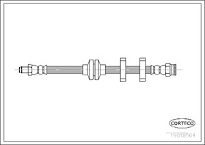 Bromsslang, Fram, Framaxel, FIAT BRAVO I, MAREA, MAREA Weekend, LANCIA DEDRA, DELTA II, LYBRA, LYBRA SW, 46454003, 71736924