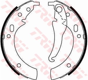 Bromsbackar, sats, Bakaxel, BMW 3 [E21, E30], 1 111 052, 1 111 852, 1 112 961, 1 117 284, 1 159 188, 1 159 588, 3 660 020, 34 21 1 111 0