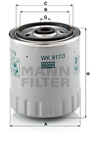 Bränslefilter, DAEWOO,MERCEDES-BENZ,SSANGYONG, 001 092 22 01, 001 092 23 01, 001 092 23 02, 001 092 24 01, 001 092 84 01, 001 092 90 01,