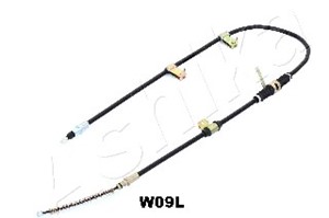 Vajer, parkeringsbroms, Vänster bak, Vänster, CHEVROLET AVEO / KALOS Halvkombi, AVEO / KALOS Sedan, DAEWOO KALOS, KALOS Sedan, 96534870
