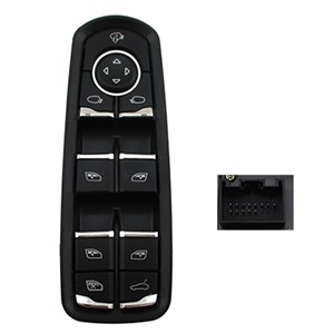 Brytare, fönsterhiss, PORSCHE CAYENNE, MACAN, 7PP 959 858 A, 7PP 959 858 AEDML, 7PP 959 858 MDML, 7PP 959 858 QDML, 7PP 959 858 RDML, 7P