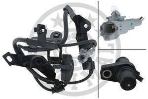 ABS-givare, Sensor, hjulvarvtal, framaxel höger, TOYOTA 4 RUNNER III, LAND CRUISER 90, 89542-35050