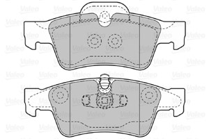 Bromsbeläggsats, Bakaxel, MERCEDES-BENZ, 0044205220, 1644201520, 44205220, A0044205220, A1644201520