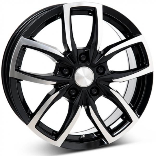 Image Vector Black Polished 7/17 5/120 ET55 B65.1