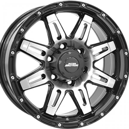 Inter Action Grabber Black Polished 8/17 6/139 ET25 B110.1