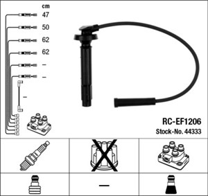 Tändkabelsats, SUBARU FORESTER, IMPREZA Kombi, IMPREZA Sedan, LEGACY III, OUTBACK, 22451-AA720, 22451-AA730, 22451-AA800, 22451-AA810, 5