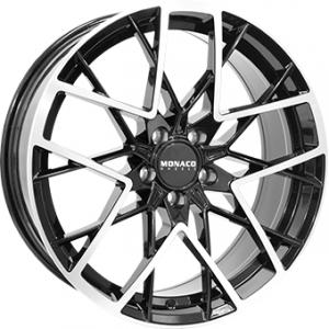 Monaco GP9 Gloss Black Polished 8.5x19 5/108 ET45 B63.4