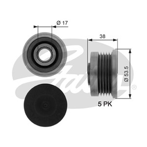 Frihjulskoppling, generator, MITSUBISHI,NISSAN,OPEL,RENAULT,VAUXHALL,VOLVO, 23151-00Q0A, 31251073, 4417573, 7701477507, 8200584039, 9319