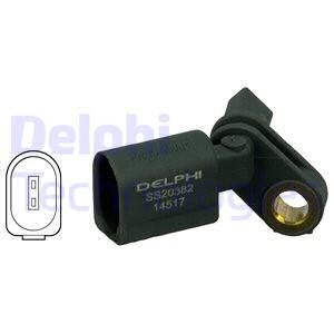 ABS-givare, Sensor, hjulvarvtal, Framaxel, Höger, AUDI A2, VW LUPO I, 6E0 927 804 B, 6E0927804A