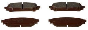 Bromsbeläggsats, Bakaxel, SUBARU FORESTER, IMPREZA Kombi, IMPREZA Sedan, 26696FE040, 26696FE050