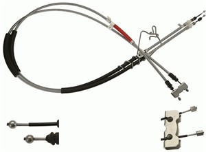 Vajer, parkeringsbroms, Bak, Höger, Vänster, FORD TOURNEO CONNECT, TRANSIT CONNECT, 1357772, 1475244, 1516246, 4367116, 4407359, 4419302