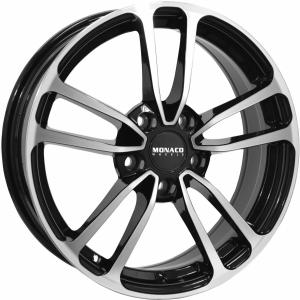 Monaco CL1 Gloss Black Polished 8x19 5/108 ET45 B63.4