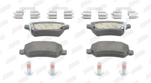 Bromsbeläggsats, Bakaxel, CHEVROLET,CHRYSLER,KIA,OPEL,VAUXHALL, 1605 967, 1605086, 1605122, 1605128, 1605233, 1605625, 1605967, 1605995,