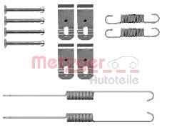 Tillbehörssats, bromsbackar, Bakaxel, ISUZU D-MAX II, MITSUBISHI L200 / TRITON