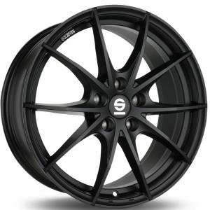Sparco Trofeo Matt Black 7.5x17 5/100 ET48 B63.3