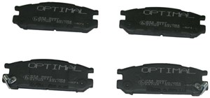 Bromsbeläggsats, Bakaxel, SUBARU, 26296AA030, 26296AA060, 26296AA061, 26296AA062, 26296AA080, 26296AA081, 26296AA082, 26296AA130, 26296A